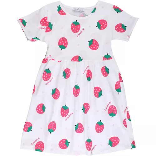 Alme Epres fehér kislány ruha