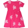 Alme Virágos pink kislány ruha