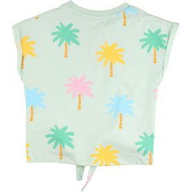 ALG Pálmafás zöld lány felső