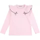 ALG Bordázott rózsaszín lány felső