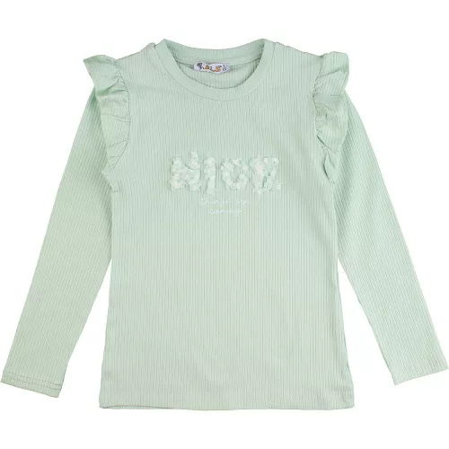 ALG Bordázott zöld lány felső