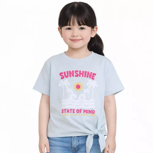 ALG Sunshine világoskék kislány felső