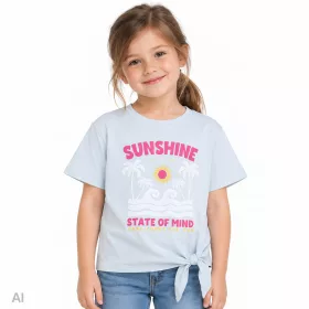 ALG Sunshine világoskék kislány felső