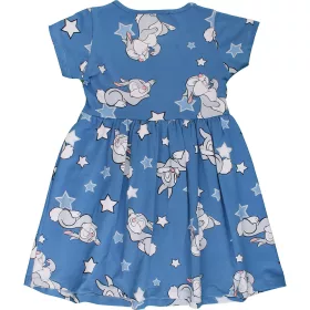 ALG Nyuszis kék kislány ruha
