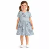 ALG Nyuszis szürkéskék kislány ruha