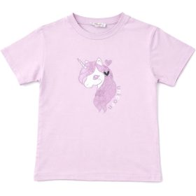ALG Unikornis halványlila kislány felső