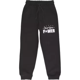 Alme Power fekete lány zsebes melegítőnadrág