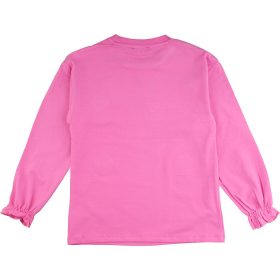 ALG Virágos rózsaszín lány felső