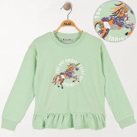 ALG Unikornis zöld lány felső