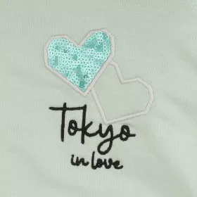 ALG Szíves zöld lány zsebes melegítőfelső