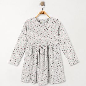 ALG Virágos szürke lány ruha