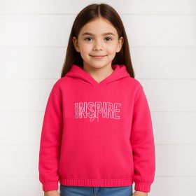 ALG Feliratos rózsaszín lány pulóver