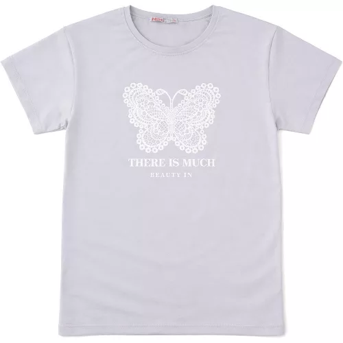 HSG Pillangós szürke lány felső