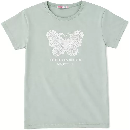 HSG Pillangós zöld lány felső