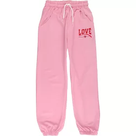 ALG Love rózsaszín lány zsebes melegítőnadrág