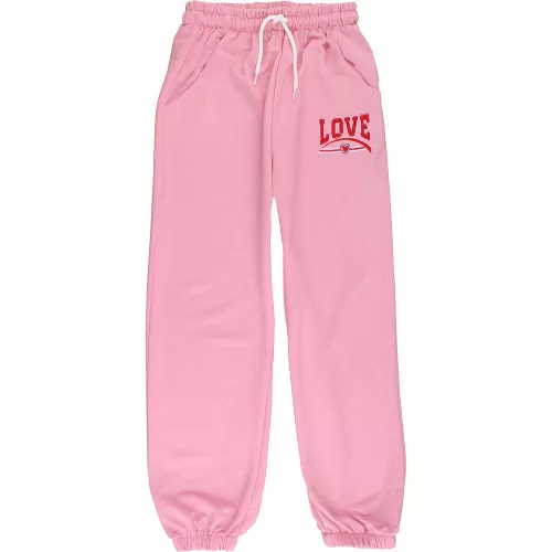 ALG Love rózsaszín lány zsebes melegítőnadrág