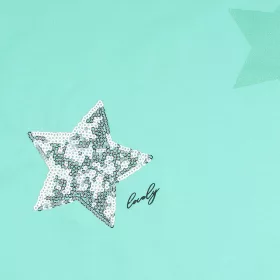 ALG Flittercsillagos menta lány felső