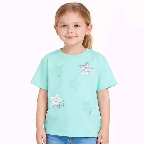 ALG Flittercsillagos menta lány felső