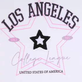 HSG Csillagos fehér lány felső