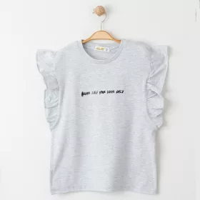 ALG Fodros szürke tini lány felső