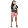 Quimby Cool T-shirt grafit kislány felső