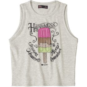 Gloss Jégkrémes szürke tini lány felső