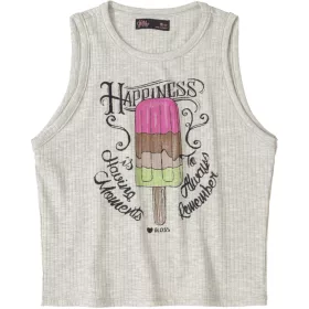 Gloss Jégkrémes szürke tini lány felső