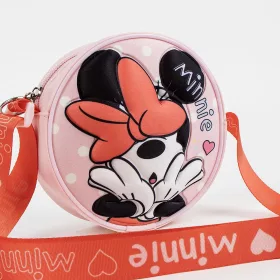 Minnie egér rózsaszín 3D kislány táska