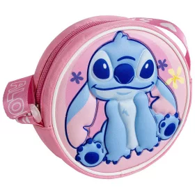 Stitch rózsaszín 3D kislány táska