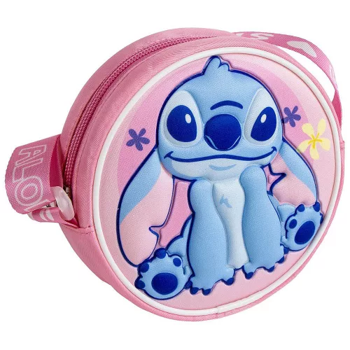 Stitch rózsaszín 3D kislány táska