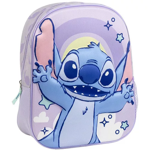 Stitch lila 3D kislány hátizsák