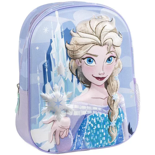 Jégvarázs Elsa lila-kék 3D kislány hátizsák