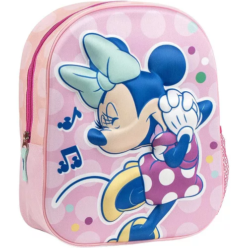 Minnie egér rózsaszín 3D kislány hátizsák
