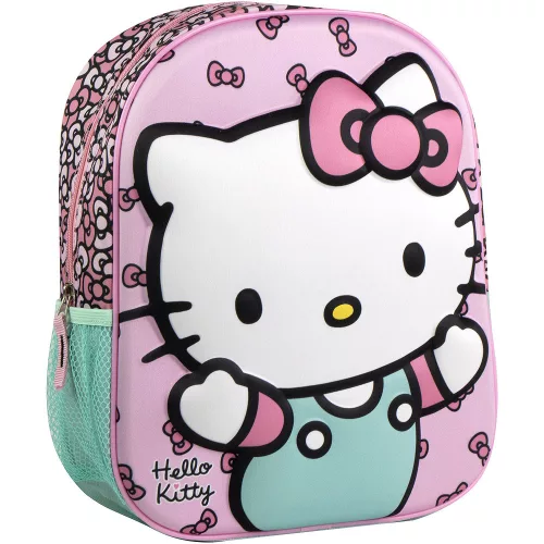 Hello Kitty rózsaszín 3D kislány hátizsák