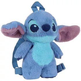 Stitch kék prémes hátizsák