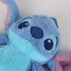 Stitch kék prémes hátizsák