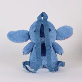 Stitch kék prémes hátizsák