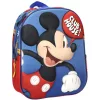 Mickey egér kék-piros  3D kisfiú hátizsák