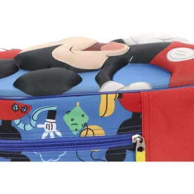 Mickey egér kék-piros  3D kisfiú hátizsák