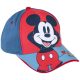 Mickey egér kék-piros kisfiú baseball sapka
