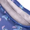 Stitch kék polár csősál (M)
