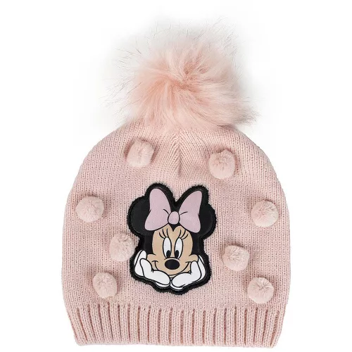 Minnie egér rózsaszín kislány sapka