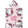 Hello Kitty rózsaszín kislány törölköző/fürdőponcsó