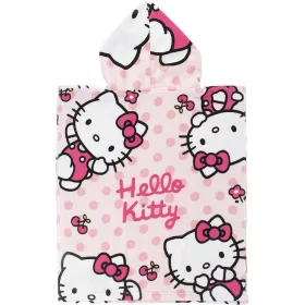   Hello Kitty rózsaszín kislány törölköző/fürdőponcsó
