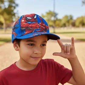 Pókember kék kisfiú baseball sapka