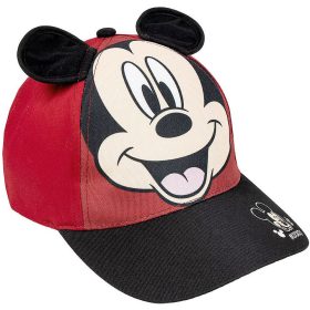 Mickey egér piros-fekete kisfiú baseball sapka
