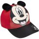 Mickey egér piros-fekete kisfiú baseball sapka
