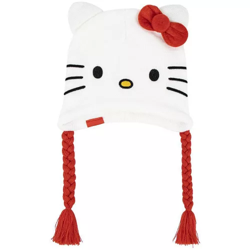 Hello Kitty fehér kislány sapka