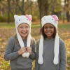 Hello Kitty fehér kislány sapka
