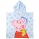 Peppa malac kék kislány törölköző/fürdőponcsó